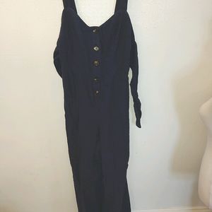 Long jumpers with tie back strap